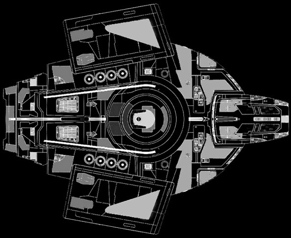 Tda Defiant - pohled shora